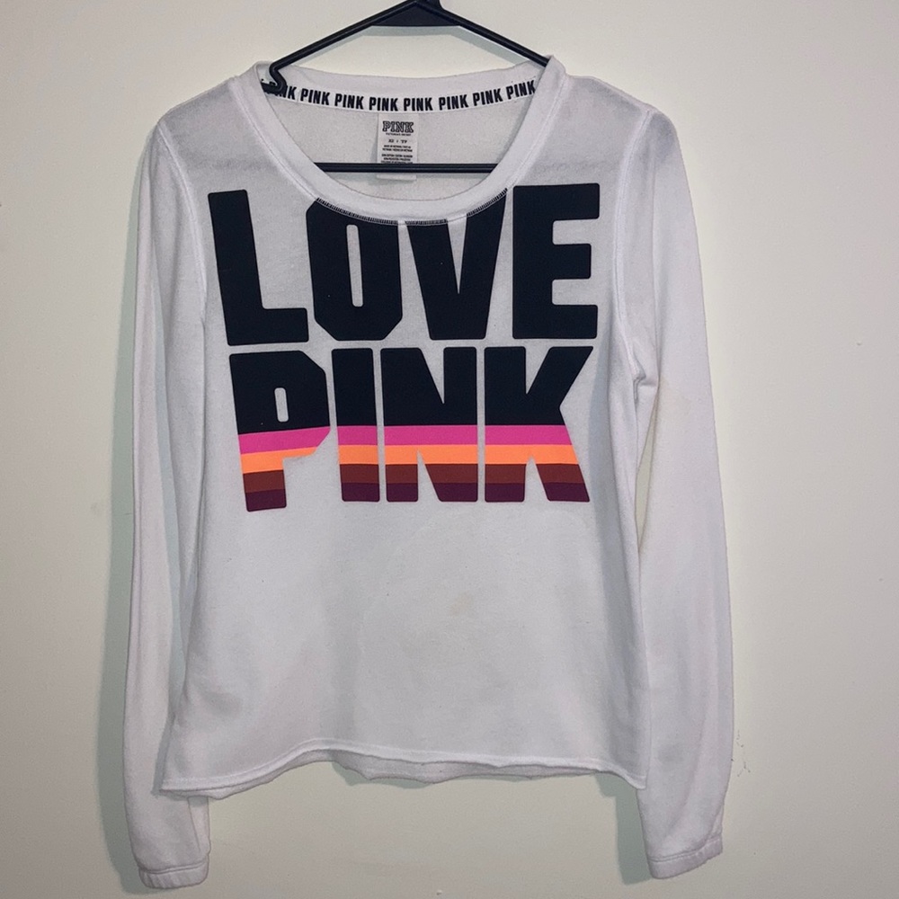 PINK lightweight sweatshirt